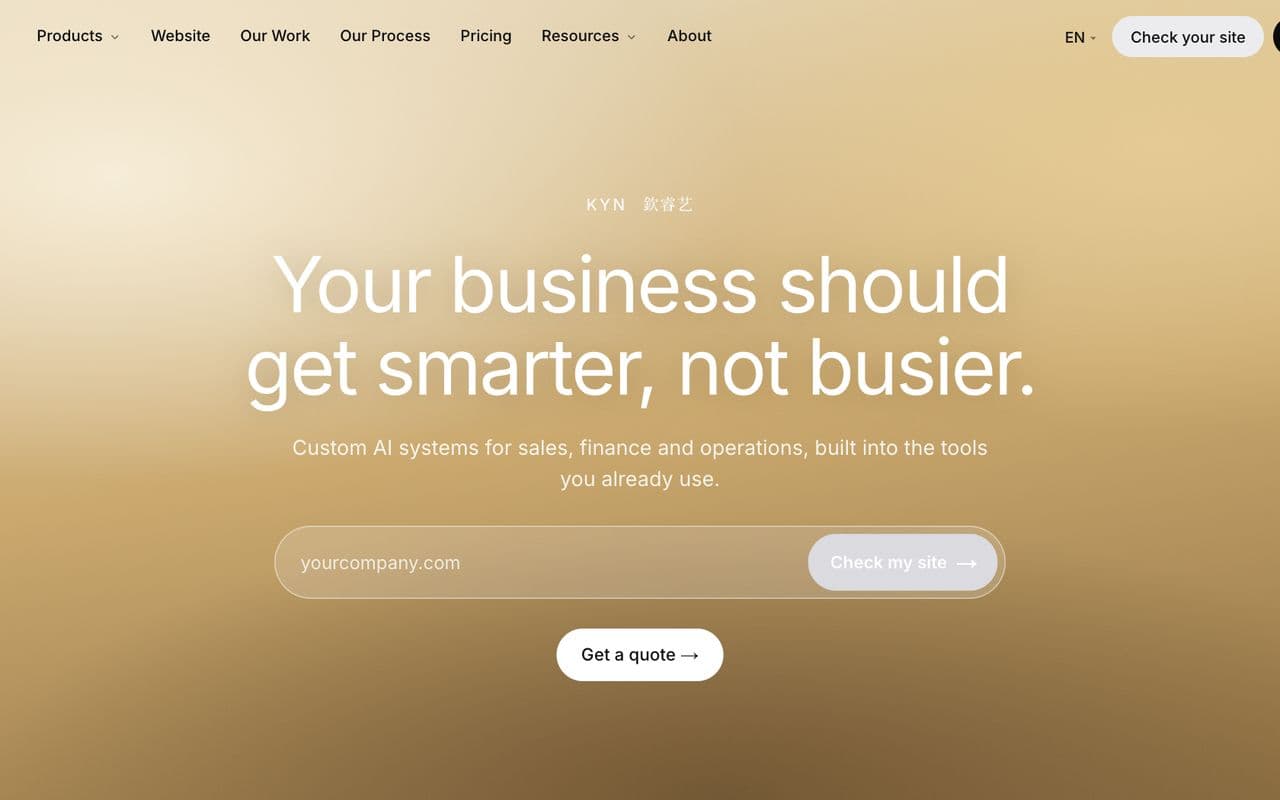 A website built by cense